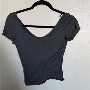 H&M Dark Gray Short Sleeve Tee